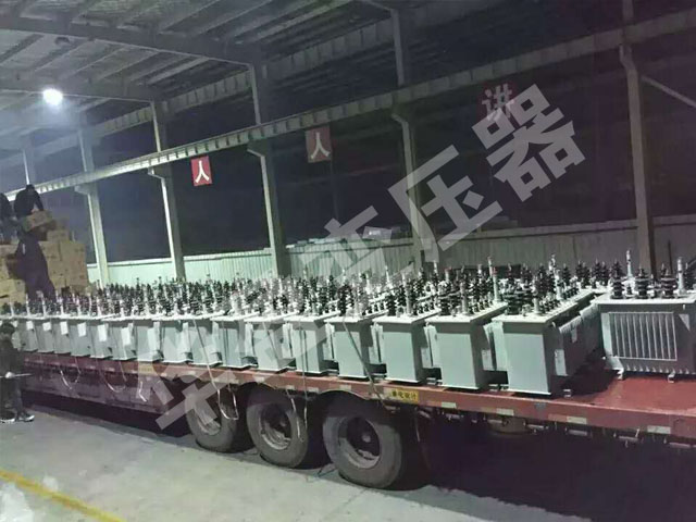 定西非晶合金变压器发货现场